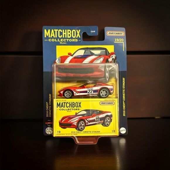 NIP 2022 Matchbox Collectors #19 2016 Chevy® Corvette® Stingray™ 19/20 - Picture 1 of 5